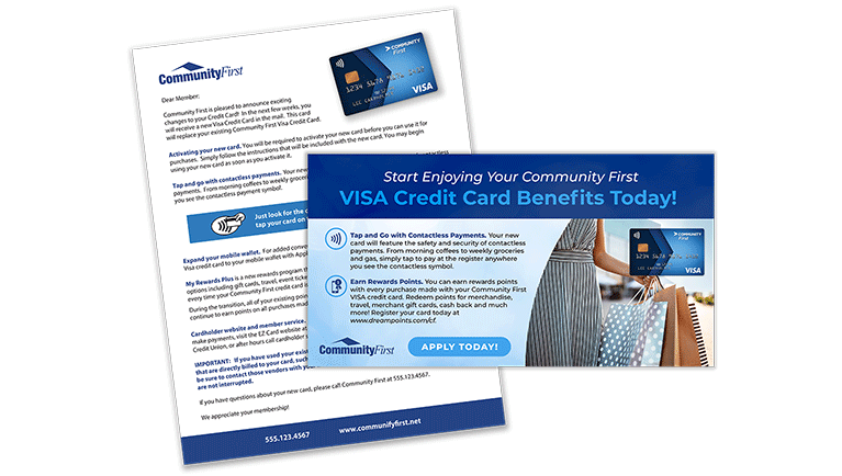 credit portfolio with consumer, business and affinity credit card programs